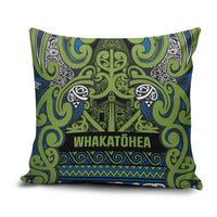 Aotearoa Iwi Whakatohea Pillow Cover Maori Wharenui House Tribal Pattern