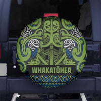 Aotearoa Iwi Whakatohea Spare Tire Cover Maori Wharenui House Tribal Pattern