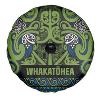 Aotearoa Iwi Whakatohea Spare Tire Cover Maori Wharenui House Tribal Pattern