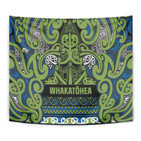 Aotearoa Iwi Whakatohea Tapestry Maori Wharenui House Tribal Pattern