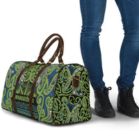 Aotearoa Iwi Whakatohea Travel Bag Maori Wharenui House Tribal Pattern