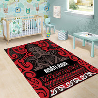 Aotearoa Iwi Ngati Awa Area Rug Maori Wharenui House Tribal Pattern