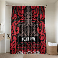 Aotearoa Iwi Ngati Awa Bathroom Set Maori Wharenui House Tribal Pattern