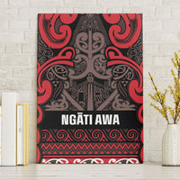Aotearoa Iwi Ngati Awa Canvas Wall Art Maori Wharenui House Tribal Pattern