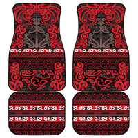 Aotearoa Iwi Ngati Awa Car Mats Maori Wharenui House Tribal Pattern