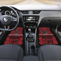 Aotearoa Iwi Ngati Awa Car Mats Maori Wharenui House Tribal Pattern