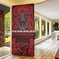 Aotearoa Iwi Ngati Awa Door Cover Maori Wharenui House Tribal Pattern