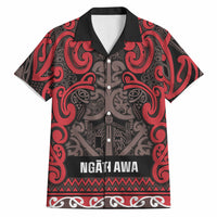 Aotearoa Iwi Ngati Awa Hawaiian Shirt Maori Wharenui House Tribal Pattern
