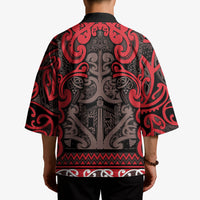 Aotearoa Iwi Ngati Awa Kimono Maori Wharenui House Tribal Pattern
