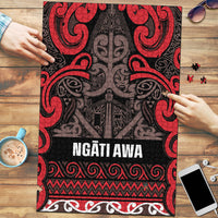Aotearoa Iwi Ngati Awa Puzzle Maori Wharenui House Tribal Pattern