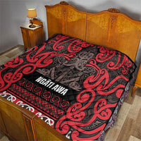 Aotearoa Iwi Ngati Awa Quilt Maori Wharenui House Tribal Pattern