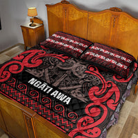 Aotearoa Iwi Ngati Awa Quilt Bed Set Maori Wharenui House Tribal Pattern