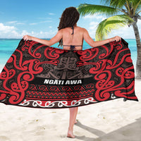 Aotearoa Iwi Ngati Awa Sarong Maori Wharenui House Tribal Pattern