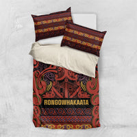 Aotearoa Iwi Rongowhakaata Bedding Set Maori Wharenui House Tribal Pattern LT9 US Twin 172cm x 218cm Brick Red - Polynesian Pride