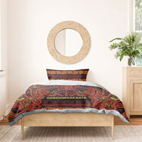 Aotearoa Iwi Rongowhakaata Bedding Set Maori Wharenui House Tribal Pattern LT9 - Polynesian Pride