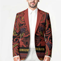 Aotearoa Iwi Rongowhakaata Blazer Maori Wharenui House Tribal Pattern LT9 - Polynesian Pride