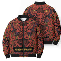 Aotearoa Iwi Rongowhakaata Bomber Puffer Jacket Maori Wharenui House Tribal Pattern LT9 - Polynesian Pride