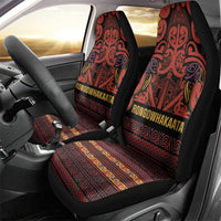 Aotearoa Iwi Rongowhakaata Car Seat Cover Maori Wharenui House Tribal Pattern LT9 - Polynesian Pride