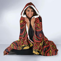 Aotearoa Iwi Rongowhakaata Hooded Blanket Maori Wharenui House Tribal Pattern LT9 - Polynesian Pride
