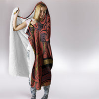 Aotearoa Iwi Rongowhakaata Hooded Blanket Maori Wharenui House Tribal Pattern LT9 - Polynesian Pride
