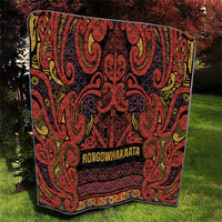 Aotearoa Iwi Rongowhakaata Quilt Maori Wharenui House Tribal Pattern LT9 - Polynesian Pride