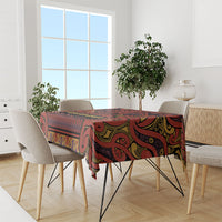 Aotearoa Iwi Rongowhakaata Tablecloth Maori Wharenui House Tribal Pattern LT9 - Polynesian Pride