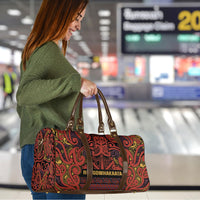 Aotearoa Iwi Rongowhakaata Travel Bag Maori Wharenui House Tribal Pattern LT9 - Polynesian Pride