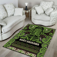 Aotearoa Iwi Ngati Raukawa Area Rug Maori Wharenui House Tribal Pattern LT9 - Polynesian Pride