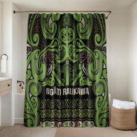 Aotearoa Iwi Ngati Raukawa Bathroom Set Maori Wharenui House Tribal Pattern