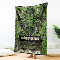 Aotearoa Iwi Ngati Raukawa Blanket Maori Wharenui House Tribal Pattern LT9 - Polynesian Pride