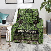 Aotearoa Iwi Ngati Raukawa Blanket Maori Wharenui House Tribal Pattern LT9 - Polynesian Pride