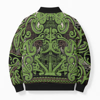 Aotearoa Iwi Ngati Raukawa Bomber Puffer Jacket Maori Wharenui House Tribal Pattern LT9 - Polynesian Pride