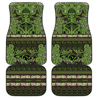Aotearoa Iwi Ngati Raukawa Car Mats Maori Wharenui House Tribal Pattern LT9 - Polynesian Pride