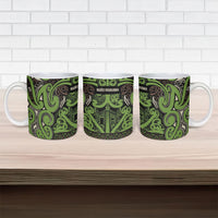 Aotearoa Iwi Ngati Raukawa Ceramic Mug Maori Wharenui House Tribal Pattern LT9 - Polynesian Pride