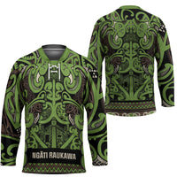 Aotearoa Iwi Ngati Raukawa Hockey Jersey Maori Wharenui House Tribal Pattern LT9 - Polynesian Pride