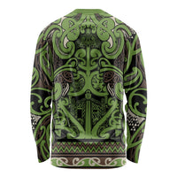 Aotearoa Iwi Ngati Raukawa Long Sleeve Shirt Maori Wharenui House Tribal Pattern LT9 - Polynesian Pride