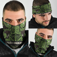 Aotearoa Iwi Ngati Raukawa Neck Gaiter Maori Wharenui House Tribal Pattern LT9 - Polynesian Pride