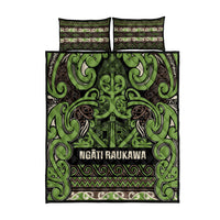 Aotearoa Iwi Ngati Raukawa Quilt Bed Set Maori Wharenui House Tribal Pattern LT9 - Polynesian Pride