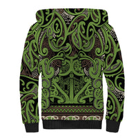 Aotearoa Iwi Ngati Raukawa Sherpa Hoodie Maori Wharenui House Tribal Pattern LT9 - Polynesian Pride