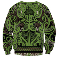 Aotearoa Iwi Ngati Raukawa Sweatshirt Maori Wharenui House Tribal Pattern LT9 - Polynesian Pride