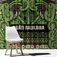Aotearoa Iwi Ngati Raukawa Window Curtain Maori Wharenui House Tribal Pattern LT9 - Polynesian Pride