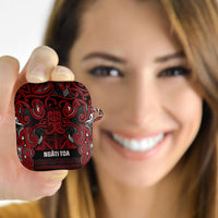 Aotearoa Iwi Ngati Toa AirPods Case Maori Wharenui House Tribal Pattern LT9 - Polynesian Pride