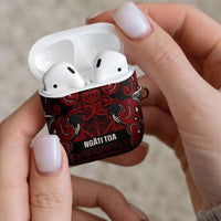 Aotearoa Iwi Ngati Toa AirPods Case Maori Wharenui House Tribal Pattern LT9 - Polynesian Pride