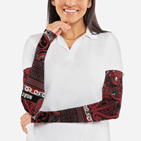 Aotearoa Iwi Ngati Toa Arm Sleeves Maori Wharenui House Tribal Pattern LT9 - Polynesian Pride