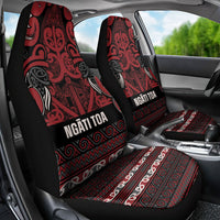 Aotearoa Iwi Ngati Toa Car Seat Cover Maori Wharenui House Tribal Pattern LT9 - Polynesian Pride