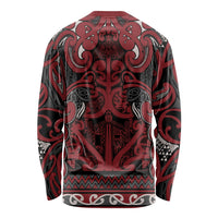 Aotearoa Iwi Ngati Toa Long Sleeve Shirt Maori Wharenui House Tribal Pattern LT9 - Polynesian Pride