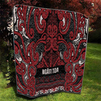Aotearoa Iwi Ngati Toa Quilt Maori Wharenui House Tribal Pattern LT9 - Polynesian Pride