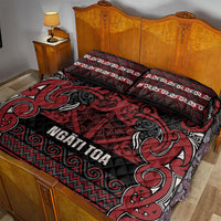 Aotearoa Iwi Ngati Toa Quilt Bed Set Maori Wharenui House Tribal Pattern LT9 - Polynesian Pride