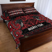 Aotearoa Iwi Ngati Toa Quilt Bed Set Maori Wharenui House Tribal Pattern LT9 - Polynesian Pride