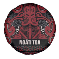 Aotearoa Iwi Ngati Toa Spare Tire Cover Maori Wharenui House Tribal Pattern LT9 - Polynesian Pride